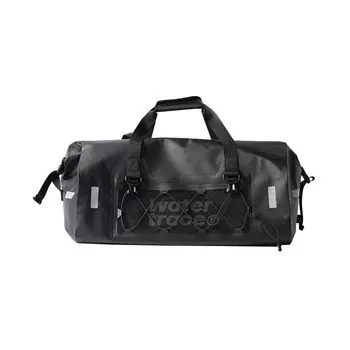 Водонепроницаемая дорожная сумка объемом 60 литров, подходящая для мотоцикла, туризма, кемпинга, гребли на каноэ, парусного спорта и т. д.. (черный)