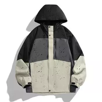 Водонепроницаемая дышащая куртка, три в одном, ветрозащитная куртка для активного отдыха, куртка для альпинизма, мужская куртка S чёрный