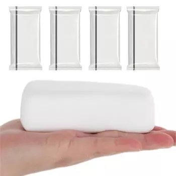 Водонепроницаемая герметизирующая глина для ремонта уплотнений воздуховодов, 4 упаковки, белая формованная силиконовая замазка для быстрого ремонта, грязь для соединения труб, отверстий в стене, отверстий для кондиционирования воздуха 4pack