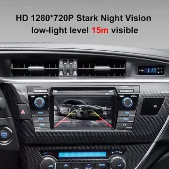 Водонепроницаемая HD 170-градусная линза «рыбий глаз» Nolight ночного видения Автомобильная обратная резервная камера заднего вида