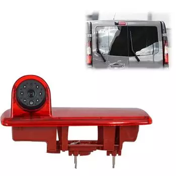 Водонепроницаемая камера заднего вида с инфракрасным ночным видением и стоп-сигналом для Opel Vivaro 2014 года выпуска / Renault Trafic 2014 года выпуска, третья