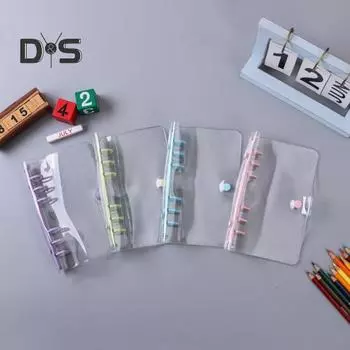 Водонепроницаемая книга в мягкой обложке A7/A6, прозрачная папка A6, бюджетная папка, мягкий блокнот с прозрачным корпусом, офисные принадлежности зелёный