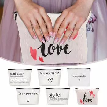 Водонепроницаемая косметичка из полиэстера с цветком лаванды, сменные канцелярские принадлежности, туалетные принадлежности, портативная сумка для хранения на молнии One Size