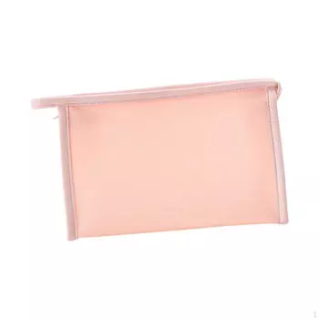 Водонепроницаемая косметичка из ПВХ с молниями, многофункциональная косметичка для туалетных принадлежностей розовый