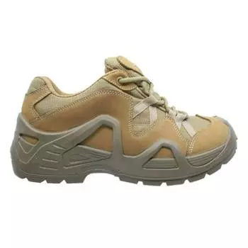 Водонепроницаемая кожаная бежевая тактическая мужская обувь P1493NBJ