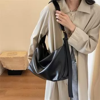 Водонепроницаемая кожаная сумка через плечо, дизайн подушки, женская сумка-тоут, простая сумка через плечо Boston для девочек коричневый