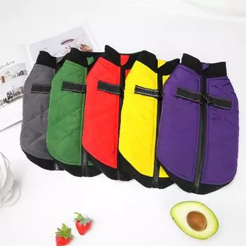 Водонепроницаемая куртка для собак, зимняя теплая одежда для собак маленьких и средних пород, жилет для щенков, пальто для чихуахуа, костюм для французского бульдога, йорка, мопса S