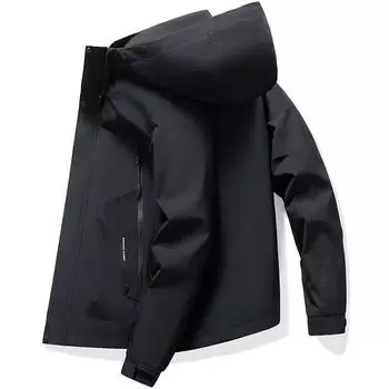Водонепроницаемая куртка мужская куртка с капюшоном весна осень походы кемпинг пальто мужская одежда XS