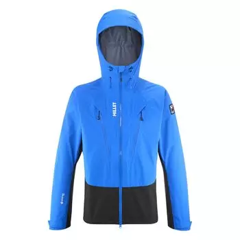 Водонепроницаемая куртка Trilogy V Icon Pro Jacket MIV7830 Blue M [Millet] Gore-Tex Men s Black/Icon (НОВЫЙ ЛОГОТИП)