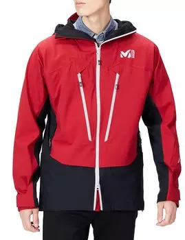 Водонепроницаемая куртка Typhon Warm Steep Куртка TYPHON WARM STEEP JKT M DEEP S [Millet] Мужская КРАСНАЯ/NOIR