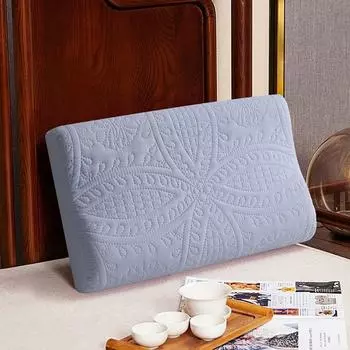 Водонепроницаемая латексная наволочка с эффектом памяти, однотонные хлопковые наволочки для кровати, наволочка из пены, 50*30 см/60*40 см 300x500mm