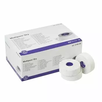 Водонепроницаемая лента для фиксации кабелепроводов MULTIPORE DRY, подходит для влажных сред, суперэластичная и надежная фиксация. 3730 2.5cm*5m/24 rolls/1 box белый