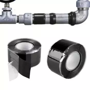 Водонепроницаемая лента из сверхпрочного волокна: Мгновенно остановите утечку и отремонтируйте любую трубу в ванной или на кухне! жёлтый