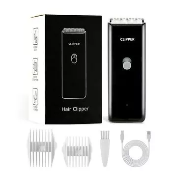 Водонепроницаемая машинка для стрижки домашних животных для собак и кошек, портативная электрическая USB-перезаряжаемая машинка для стрижки домашних животных, беспроводная бритва с низким уровнем шума для мелких и крупных домашних животных чёрный