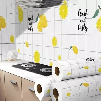 Водонепроницаемая маслостойкая наклейка для кухни, самоклеящаяся, устойчивая к высоким температурам, обои для плиты, наклейка для ремонта вытяжки, столешницы 10m