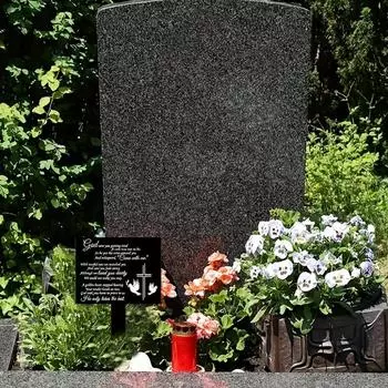 Водонепроницаемая мемориальная доска для надгробия «Ловец солнца» для кладбища, черный садовый столб с изображением голубя сочувствия бежевый