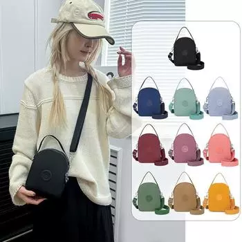 Водонепроницаемая многосекционная сумка для мобильного телефона с держателем для наушников, женская сумка через плечо светло-зеленый