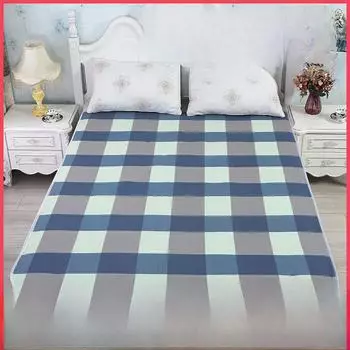 Водонепроницаемая моющаяся хлопковая прокладка для сбора мочи – большая, дышащая, нескользящая наматрасник для кормления взрослых и пожилых людей. 50*70cm синий