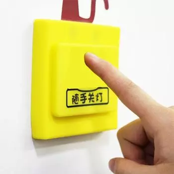 Водонепроницаемая мягкая силиконовая розетка с защитным рукавом, настенная паста с принтом логотипа, декоративные принадлежности panda красный