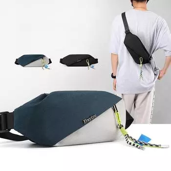 Водонепроницаемая нагрудная сумка мужская многофункциональная маленькая сумка через плечо Small красный/синий