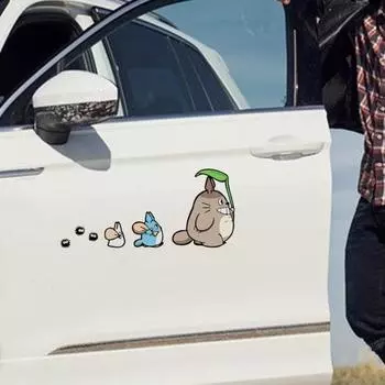 Водонепроницаемая наклейка на автомобиль Забавная уникальная сильная липкость Шиншилла 3