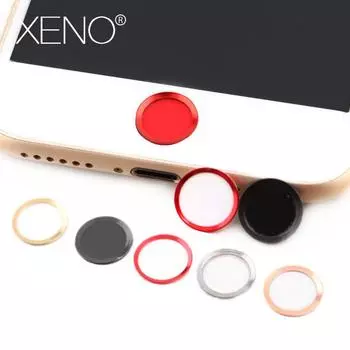 Водонепроницаемая наклейка на кнопку iPhone для iPhone 5S 5 SE 6 6s 7 8 Plus, защита от отпечатков пальцев Touch ID All black