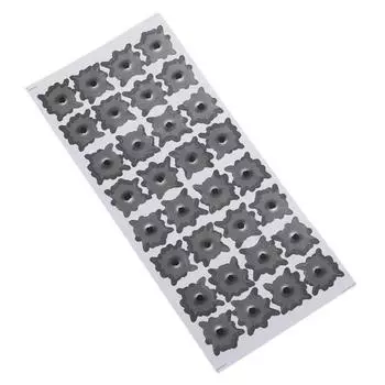 Водонепроницаемая наклейка с пулевыми отверстиями, наклейки на тело, забавные наклейки с 3D пулевыми отверстиями на автомобильные наклейки, моделирование реалистичных царапин белый