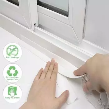 Водонепроницаемая настенная лента, клейкая лента для ванной, кухни, контурная лента, картонная уплотнительная лента, ванная комната, душевая кабина, раковина, ванна, герметик, лента 2.2cmx3.2m