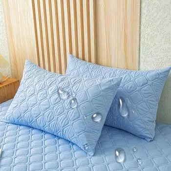 Водонепроницаемая наволочка для спальни 48x74 см, 2 предмета, водонепроницаемая наволочка, водонепроницаемый чехол для подушки, внешний чехол без подушки 2PCS Pillow Cover