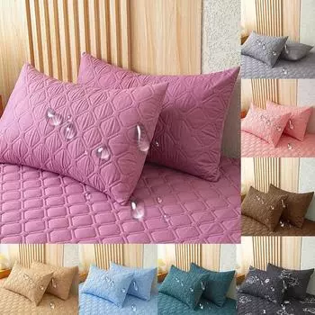 Водонепроницаемая наволочка для спальни 48x74 см, 2 предмета, водонепроницаемая наволочка, водонепроницаемый чехол для подушки, внешний чехол без подушки 2PCS Pillow Cover