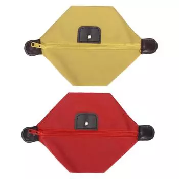 Водонепроницаемая нейлоновая косметичка-пельмень, многофункциональная портативная косметичка для хранения косметики Yellow