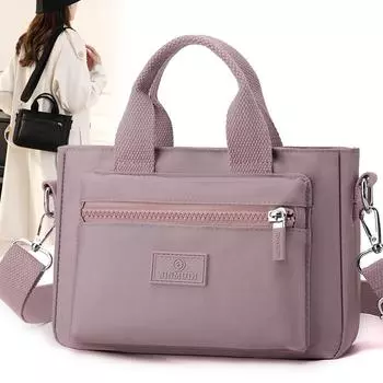 Водонепроницаемая нейлоновая сумка через плечо женская многосекционная сумка для мобильного телефона сумка через плечо фиолетовый