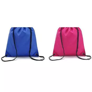 Водонепроницаемая нейлоновая сумка для хранения обуви/нижнего белья/рюкзак чёрный