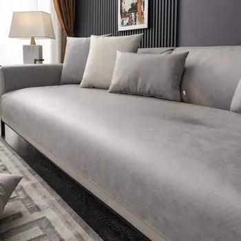 Водонепроницаемая нескользящая подушка для дивана, устойчивая к моче, против кошачьих царапин, универсальная антипригарная меховая подушка для дивана, ткань, технология изготовления полотенец, ткань, коврик для домашних животных 50*70