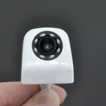 Водонепроницаемая ночная 170-градусная 8-светодиодная широкоугольная роскошная автомобильная камера заднего вида, резервная камера