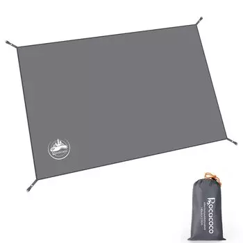 Водонепроницаемая палатка Rocacoco, устойчивая к давлению воды, для отдыха на земле, двухсторонняя, с защитой от ультрафиолета, для пикника в горах, простыня, 10 000 мм, простыня, простыня, водонепроницаемая,