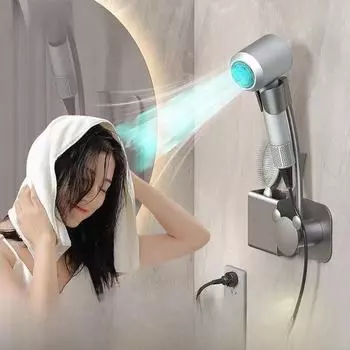 Водонепроницаемая подставка для фена Gao Wenhai Punch-Free для ванной комнаты ordinary lazy hair dryer stand белый