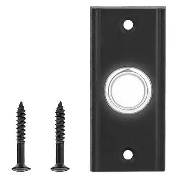 Водонепроницаемая подсвеченная кнопка дверного звонка металлическая конструкция простая установка