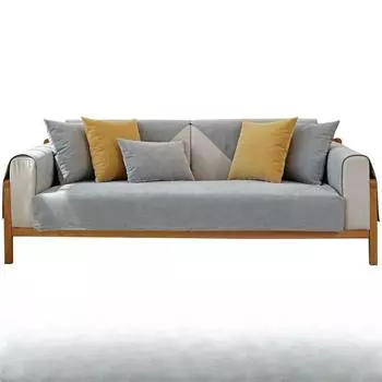 Водонепроницаемая подушка для дивана, предотвращающая утечку мочи, не царапающая, универсальный нескользящий чехол для дивана для домашних животных, четыре сезона 70*70