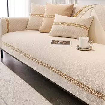 Водонепроницаемая подушка для дивана, универсальная, простая, современная, для домашних животных, устойчивая к мочеиспусканию, антипригарный меховой чехол для дивана, универсальный универсальный чехол, ткань 70*70cm