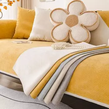 Водонепроницаемая подушка для дивана, универсальная, простая, современная, для домашних животных, устойчивая к мочеиспусканию, антипригарный меховой чехол для дивана, универсальный универсальный чехол, ткань 70*70