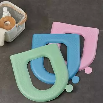 Водонепроницаемая подушка для сиденья унитаза из ЭВА, моющаяся подушка для биде, О-образный коврик для унитаза, чехол для унитаза, подушка для унитаза, чехол для табурета V0E4