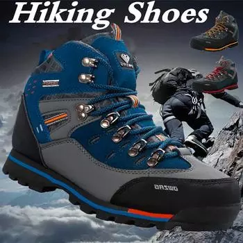 Водонепроницаемая походная обувь Уличные ботинки Трекинговые ботинки Альпинистская обувь Походная обувь 40 красный