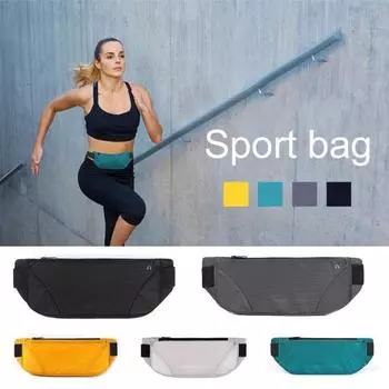 Водонепроницаемая поясная сумка для бега на открытом воздухе, поясная сумка для телефона, поясная сумка чёрный