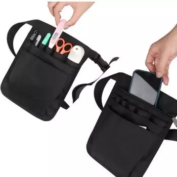 Водонепроницаемая поясная сумка для инструментов с несколькими карманами, сумка для хранения инструментов, поясная сумка медсестры, органайзер, принадлежности для ухода фиолетовый
