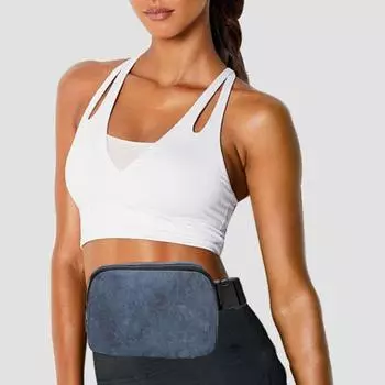 Водонепроницаемая поясная сумка с большим отделением, регулируемым ремнем, гладкой молнией для хранения, камуфляжным принтом