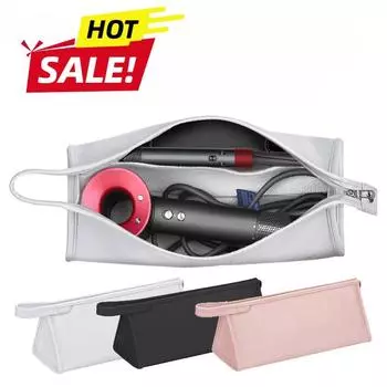 Водонепроницаемая портативная сумка для хранения фена, фен для волос, защитный чехол для щипцов для завивки волос, портативный дорожный футляр для хранения 35X15X14cm чёрный