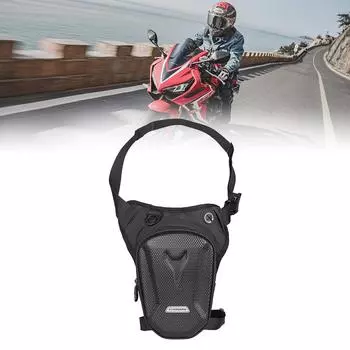 Водонепроницаемая повседневная сумка для инструментов для путешествий, мужская сумка для переноски на поясе, сумка для мотоцикла, сумка на ногу, тактическая дорожная сумка чёрный