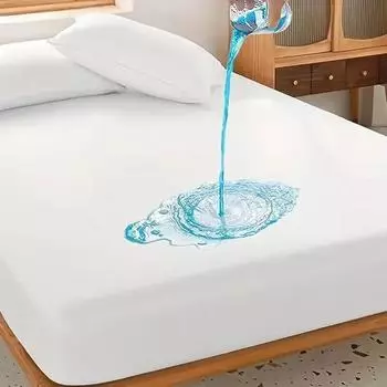 Водонепроницаемая простыня, наматрасник, защита для односпальной, двуспальной кровати размера «king-size», регулируемые нескользящие покрывала, простыни 2xPillowcase NOSHEET