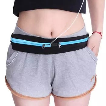 Водонепроницаемая противоугонная поясная сумка на молнии для мобильного телефона, карман для хранения, спортивный пакет королевский синий